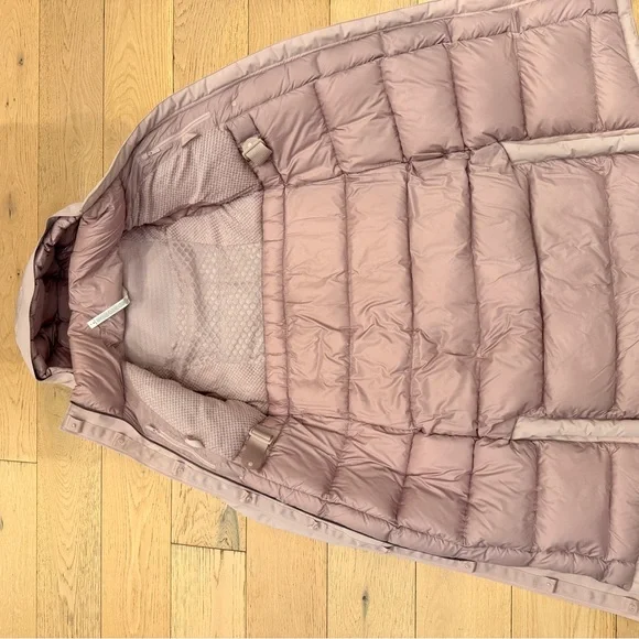 Lululemon Long Pink Down-Filled Puffer Coat - Picture 7 of 10